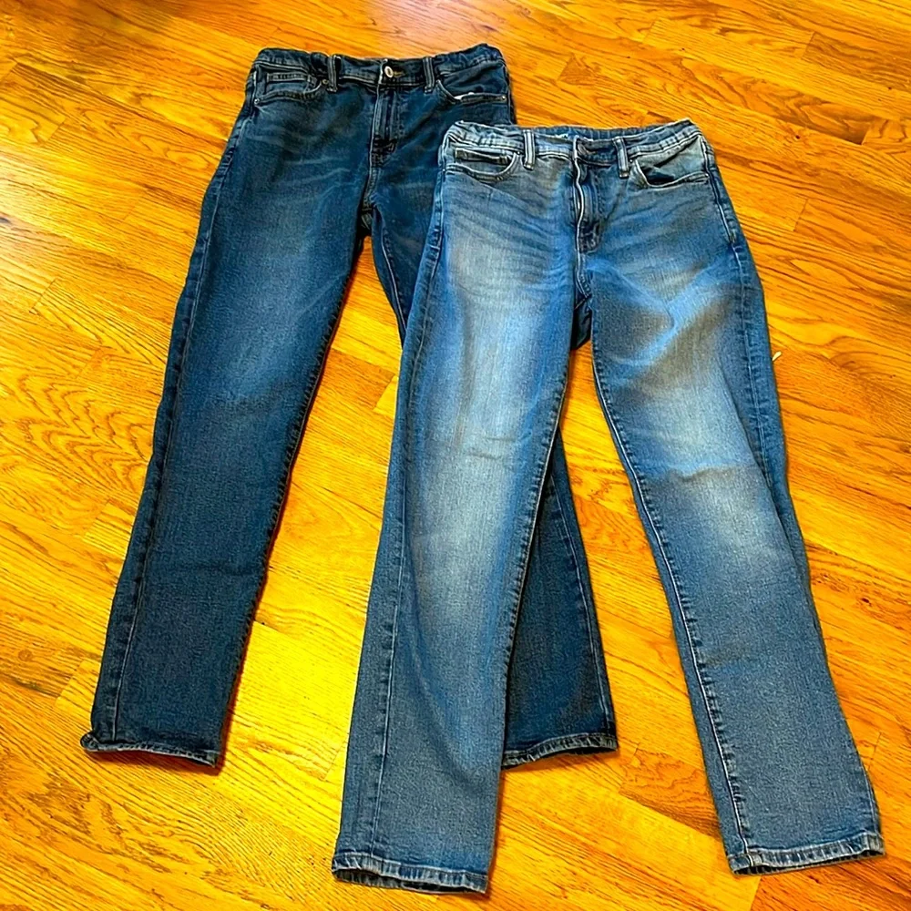 2 pair Old Navy “Original Taper” Jeans